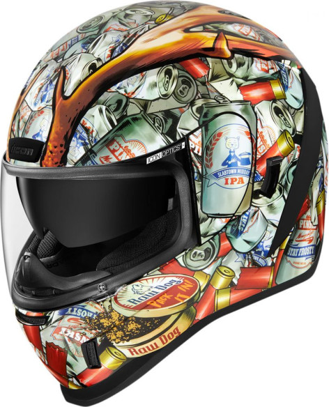 Casca Moto Full-Face Airform Buckfever White