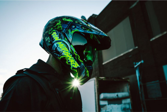 Casca Moto Full-Face Variant Pro Willypete Blue