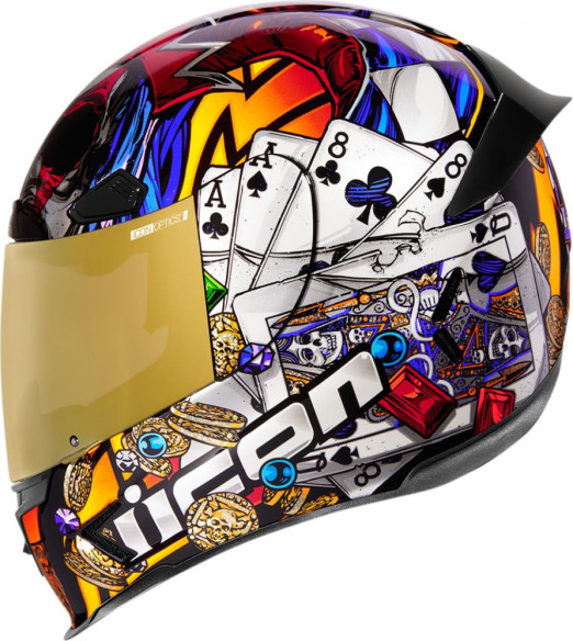 Casca Moto Full-Face Airframe Pro Luckylide Gold 2021