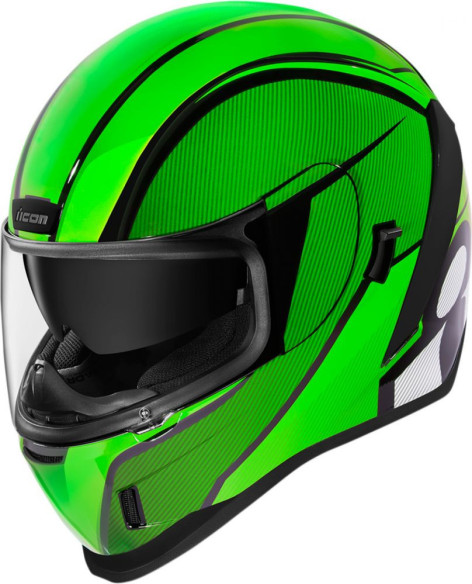 Casca Moto Full-Face Airform Conflux Green 2021