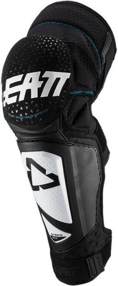 Genunchiere Moto MX Knee Shin Guard 3DF Hybrid EXT Black White 2021