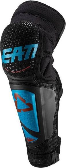 Genunchiere Moto MX Knee Shin Guard 3DF Hybrid EXT Black Blue 2021
