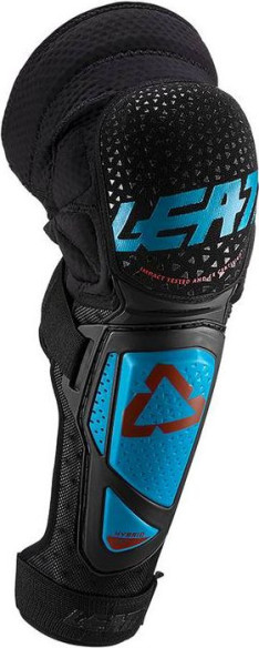 Genunchiere Moto MX Knee Shin Guard 3DF Hybrid EXT Black Blue 2021