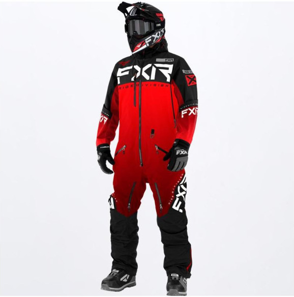 Combinezon Snow Helium Lite Red Fade Black 2022
