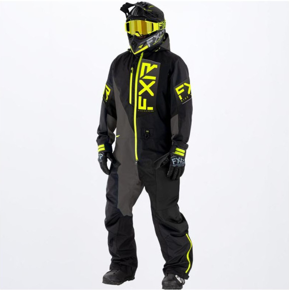 Combinezon Snow Recruit Insulated Black Char Hi Vis 2022