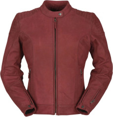 Geaca Moto Piele Dama Debbie Bordeaux