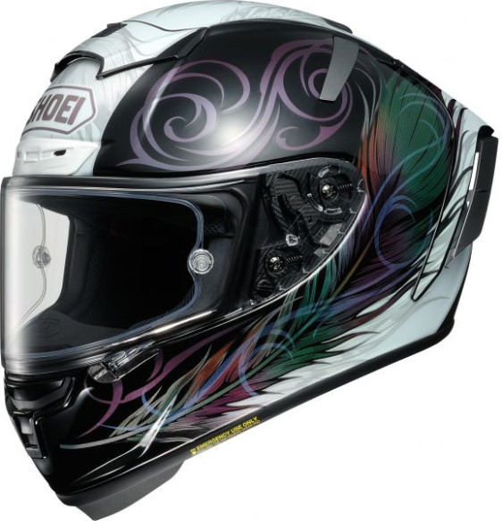 Casca Moto Full-Face X-Spirit 3 KUJAKU TC-10 Black White Glossy