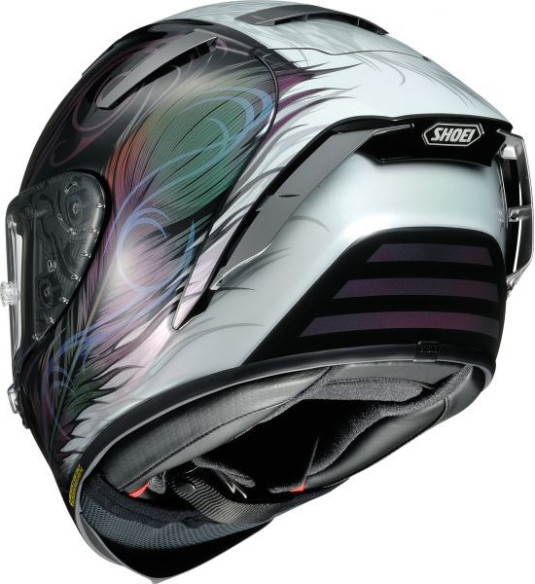 Casca Moto Full-Face X-Spirit 3 KUJAKU TC-10 Black White Glossy