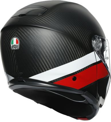 Casca Moto Flip-Up Sportmodular E05 Multi Mplk Layer Carbon Red White