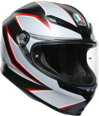 Casca Moto Full-Face K6 Ece Multi Mplk Flash Matt Black Grey Red