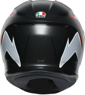 Casca Moto Full-Face K6 Ece Multi Mplk Flash Matt Black Grey Red