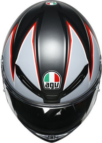 Casca Moto Full-Face K6 Ece Multi Mplk Flash Matt Black Grey Red