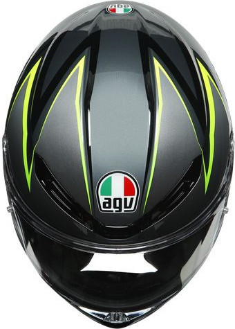 Casca Moto Full-Face K6 Ece Multi Mplk Flash Grey Black Lime