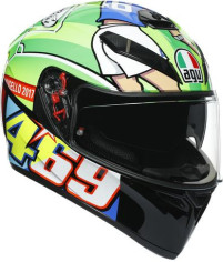 Casca Moto Full-Face K3 Sv E2205 Top Mplk Rossi Mugello 2017