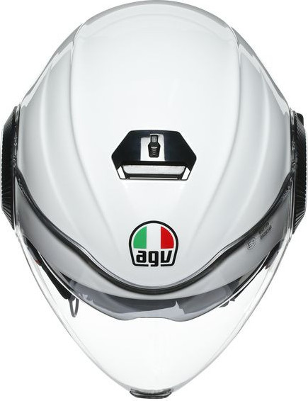 Casca Moto Open-Face Orbyt E2205 Multi Block Pearl White Ebony Red Fl