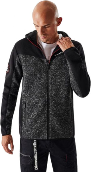 Hanorac DKR Cross 3-Black Melange