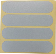 Sticker Reflectorizant No6 Oval