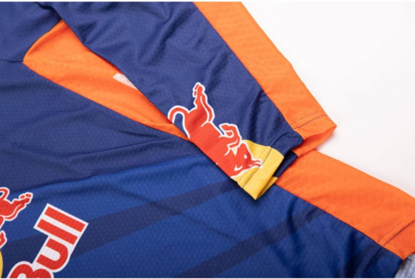 Tricou Enduro Copii Division V 2.1 Navy Orange