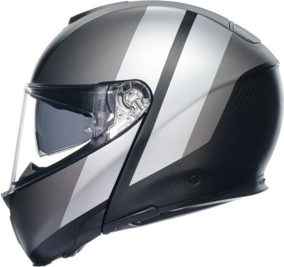 Casca Moto Flip-Up E05 Multi Mplk Overlay Matt Double Grey