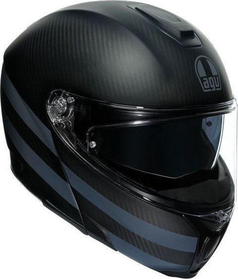 Casca Moto Flip-Up E05 Multi Mplk Dark Refractive Carbon Black