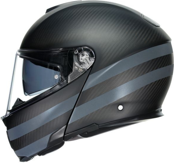 Casca Moto Flip-Up E05 Multi Mplk Dark Refractive Carbon Black