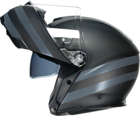 Casca Moto Flip-Up E05 Multi Mplk Dark Refractive Carbon Black
