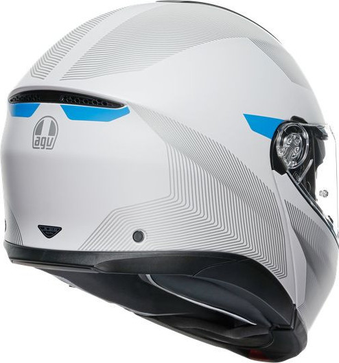 Casca Moto Flip-Up E2206 Multi Mplk Frequency Light Grey Blue