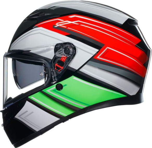 Casca Moto Full-Face K3 E2206 Mplk Wing Black Italy
