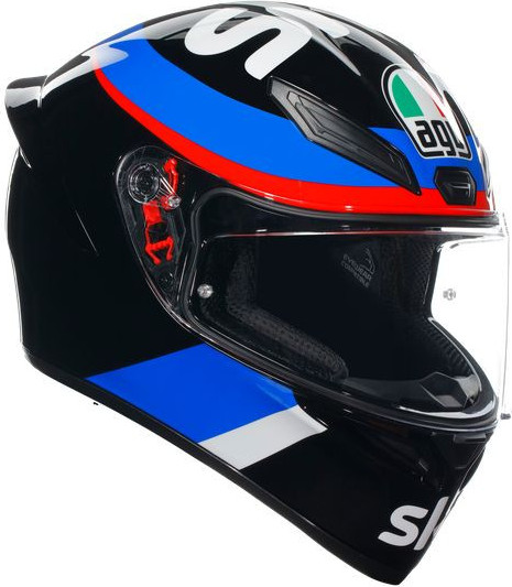 Casca Moto Full-Face K1 S E2206 Vr46 Sky Racing Team Black Red