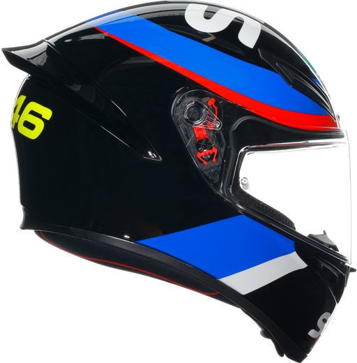 Casca Moto Full-Face K1 S E2206 Vr46 Sky Racing Team Black Red