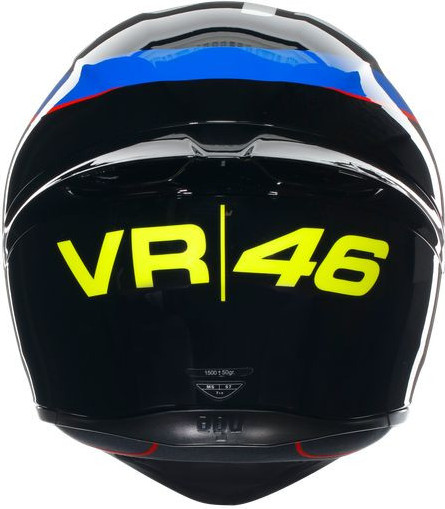 Casca Moto Full-Face K1 S E2206 Vr46 Sky Racing Team Black Red