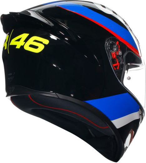 Casca Moto Full-Face K1 S E2206 Vr46 Sky Racing Team Black Red