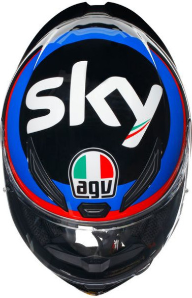 Casca Moto Full-Face K1 S E2206 Vr46 Sky Racing Team Black Red