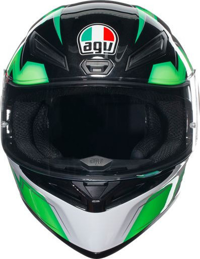 Casca Moto Full-Face K1 S E2206 Kripton Black Green