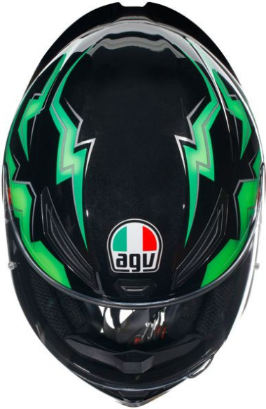 Casca Moto Full-Face K1 S E2206 Kripton Black Green