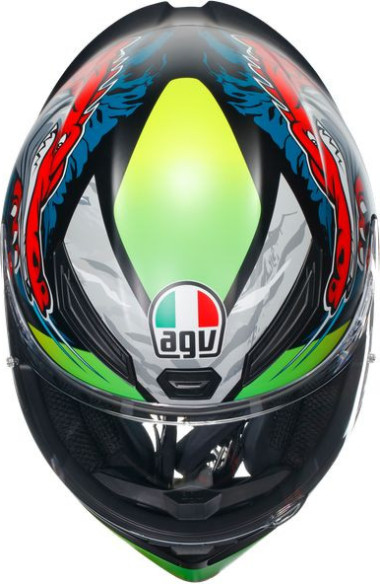Casca Moto Full-Face K1 S E2206 Dundee Matt Lime Red