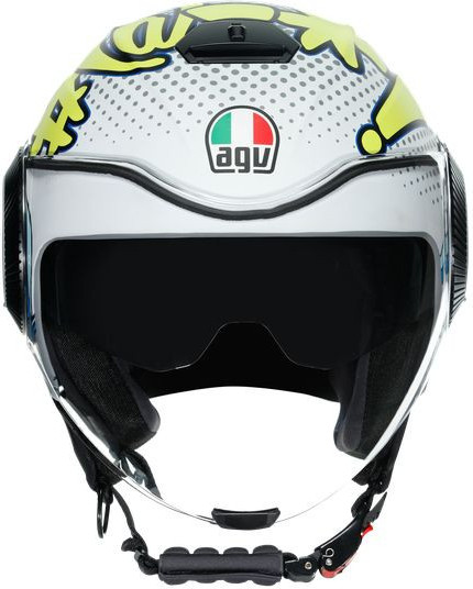 Casca Moto Open-Face Orbyt E2205 Multi Vibes Matt Grey Yellow