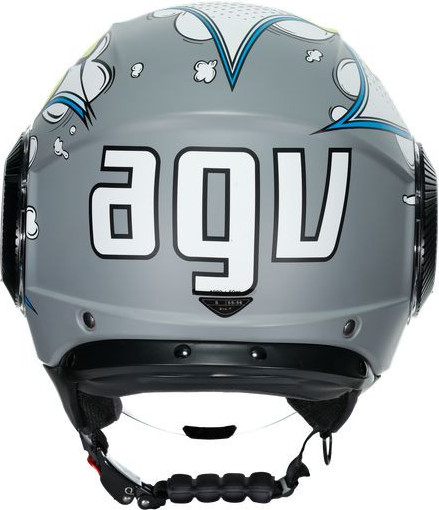 Casca Moto Open-Face Orbyt E2205 Multi Vibes Matt Grey Yellow