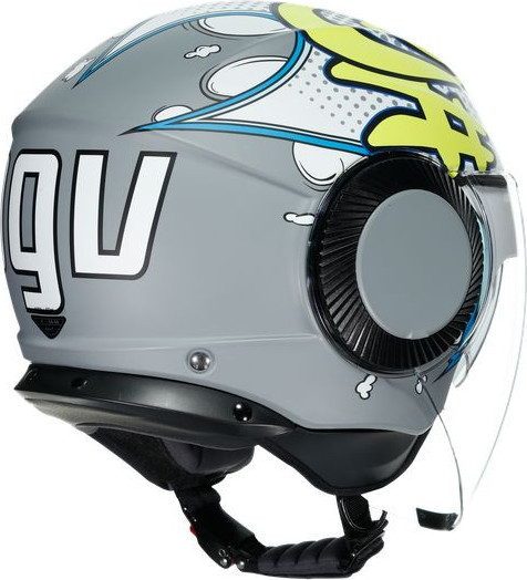 Casca Moto Open-Face Orbyt E2205 Multi Vibes Matt Grey Yellow