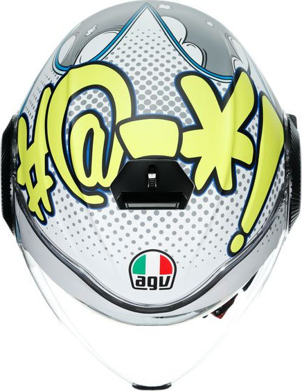 Casca Moto Open-Face Orbyt E2205 Multi Vibes Matt Grey Yellow