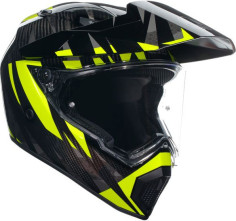 Casca Moto Touring Ax9 E2205 Multi Mplk Steppa Carbon Grey Yellow Fluo