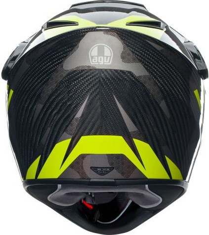 Casca Moto Touring Ax9 E2205 Multi Mplk Steppa Carbon Grey Yellow Fluo
