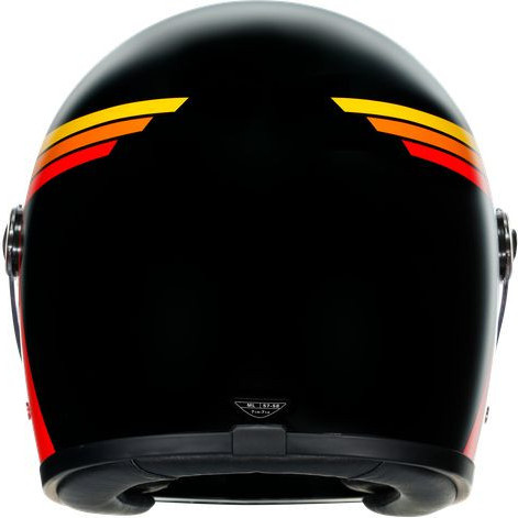 Casca Moto Open-Face X3000 E2205 Multi Gasoline Matt Black Orange