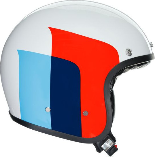 Casca Moto Open-Face X70 E2205 Multi - Vela White Red Blue