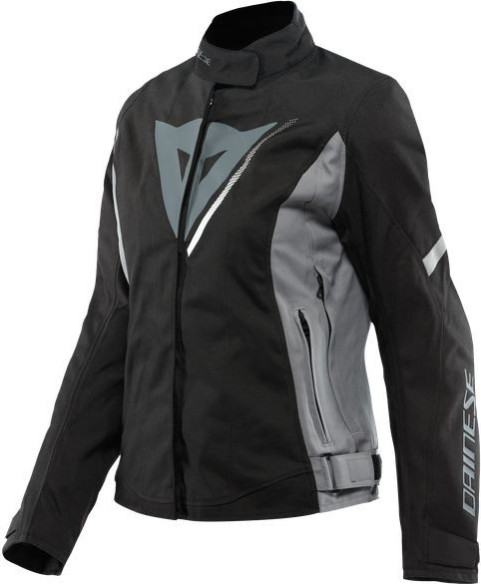 Geaca Moto Textila Dama Veloce D-Dry Black Charcoal-Gray White 23