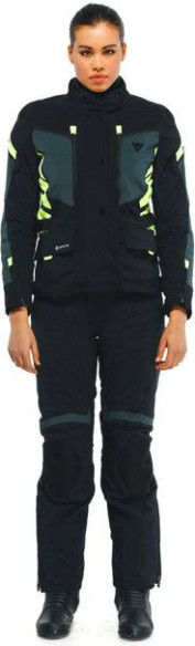 Geaca Moto Textila Dama Carve Master 3 Gore-Tex Black Ebony Fluo-Yellow 23