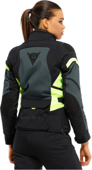 Geaca Moto Textila Dama Carve Master 3 Gore-Tex Black Ebony Fluo-Yellow 23