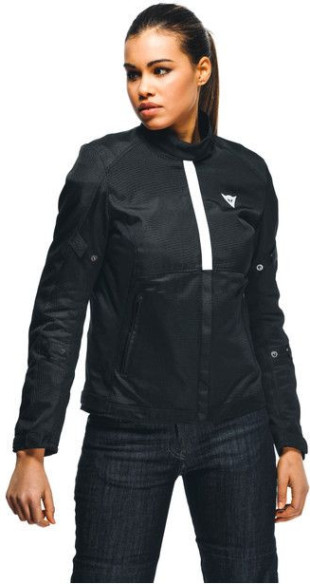 Geaca Moto Textila Dama Risoluta Air Tex Black White 23