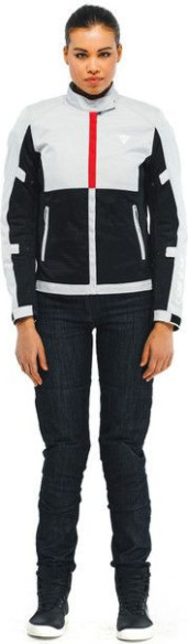 Geaca Moto Textila Dama Risoluta Air Tex Glacier-Gray Lava-Red 23