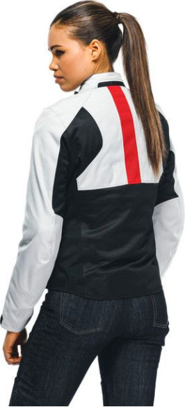 Geaca Moto Textila Dama Risoluta Air Tex Glacier-Gray Lava-Red 23